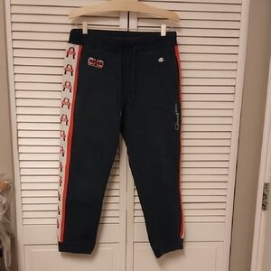 Evisu / Champion Collab Navy Sweatpants with Red Details